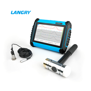 Testeur d'intégrité des pieux en béton, équipement PIT à faible déformation pour la détection de fissures, de cavités et de cintrage dans les fondations de pieux - Product Image 1