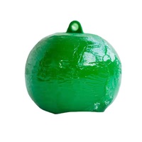 Jeu de 4 boules suspendues en plastique vert et orange pour l'intérieur et l'extérieur avec accessoire pour dispositif de contrôle