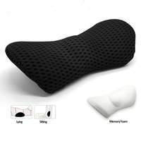 Coussin de soutien lombaire ergonomique en mousse à mémoire de forme pour chaise de bureau et siège de voiture