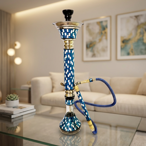 Chichas Dana en acier inoxydable de type droit, décorées de laque de nacre égyptienne de qualité supérieure, haute efficacité, luxe - Product Image 6