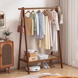 Venta al por mayor de lujo multifunción ahorro de espacio Perchero de pie moderno de bambú <span class=keywords><strong>percheros</strong></span> <span class=keywords><strong>para</strong></span> el hogar Hotel Hall taller - Product Image 5