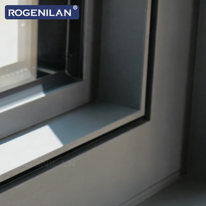 Ventanas de Aluminio Ultra Estrechas Personalizadas Rogenilan, Ventanas Abatibles con Doble Acristalamiento y Rotura Térmica para Casas Modernas - Product Image 5