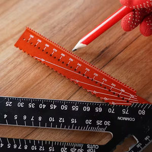 Offre Spéciale – <span class=keywords><strong>Équerre</strong></span> <span class=keywords><strong>de</strong></span> Menuisier Industrielle Multifonctionnelle DIY OEM/ODM <span class=keywords><strong>en</strong></span> Alliage d'Aluminium <span class=keywords><strong>de</strong></span> 7 Pouces avec Bras Extensible pour Mesure <span class=keywords><strong>de</strong></span> Boiseries - Product Image 6