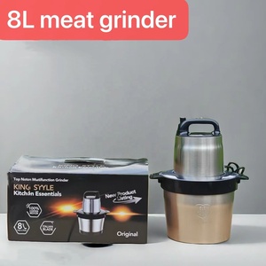 Picadoras de Carne Multifuncionales de Acero Inoxidable de 6L/8L/12L/15L para Uso Doméstico - Product Image 1