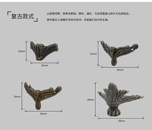 Soporte de Estante Moderno y Simple de Aleación de Zinc/Plástico, Duradero, Fácil de Instalar, Protección de Cuatro Lados para Patas, Envoltura de Esquinas - Product Image 3