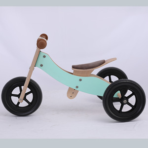 Tricycle évolutif 2-en-1 en <span class=keywords><strong>bois</strong></span> pour bébé, trotteur Montessori pour tout-petits de 3 ans et plus, cadre en <span class=keywords><strong>bois</strong></span> robuste, capacité de charge 10 kg - Product Image 4