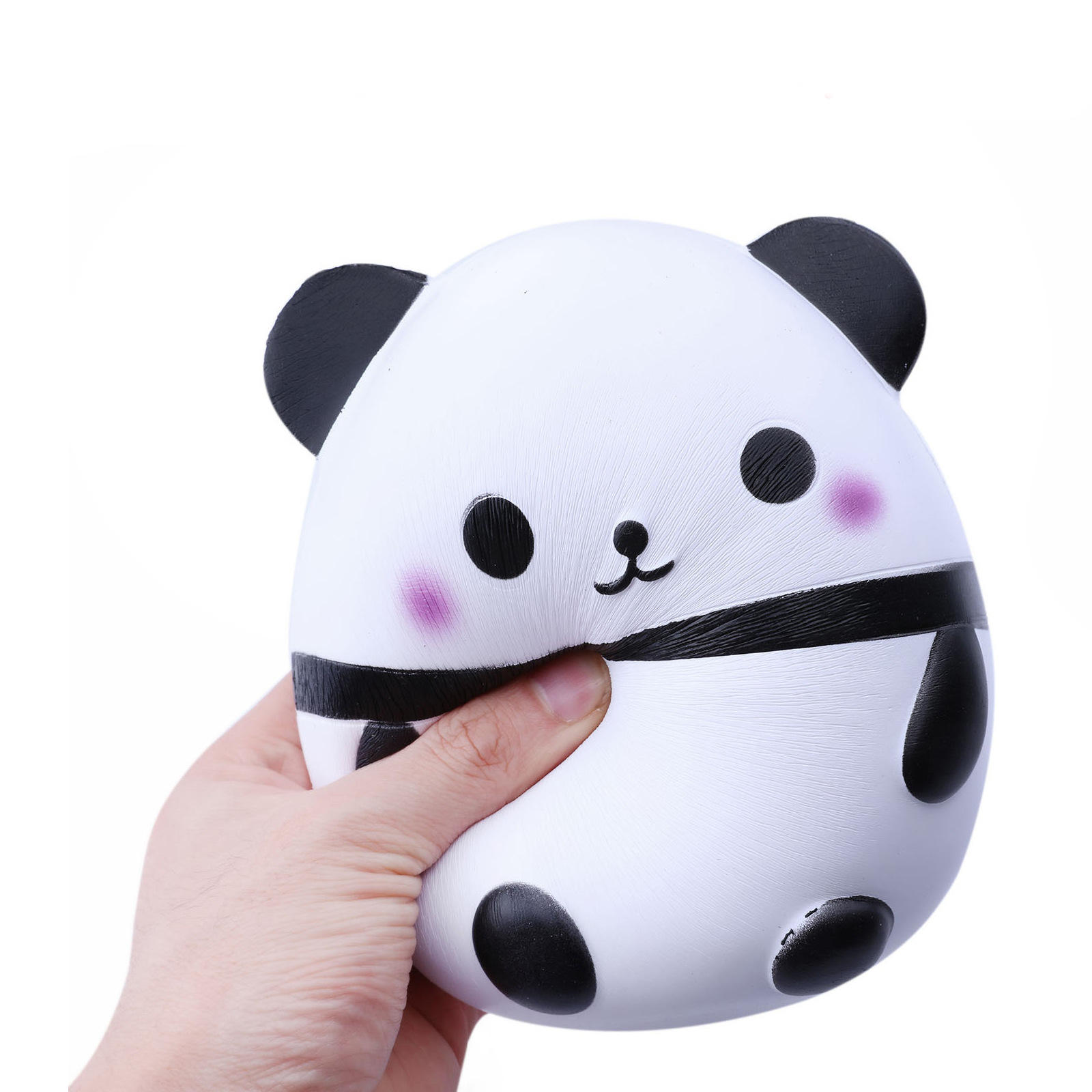 Promotional Gifts Smiling Panda PU Anti Foam Toys Stress Ball Stress Reliever Stress Toy