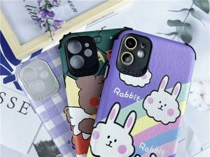 Funda de teléfono 6D a prueba de golpes personalizada con cuero PU de alta <span class=keywords><strong>calidad</strong></span> y TPU para iPhone 16 15 14 13 12 11 PROMAX funda trasera de cuero PU - Product Image 6