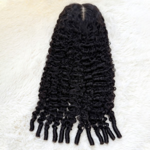 Perruque Lace Front Transparente 13*<span class=keywords><strong>6</strong></span> en Cheveux Humains Bruts, Cheveux Birmans Bouclés, 100% Cheveux Humains, Perruques Lace Front 16~30 Pouces en Stock aux États-Unis - Product Image 2