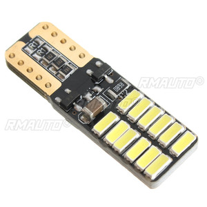 10 ชิ้นแคนบัส T10 4014 รถ LED ไฟภายในรถหลอดไฟสำหรับรถยนต์ไดโอดอัตโนมัติโคมไฟรถยนต์สีขาว 12V 24V - Product Image 4