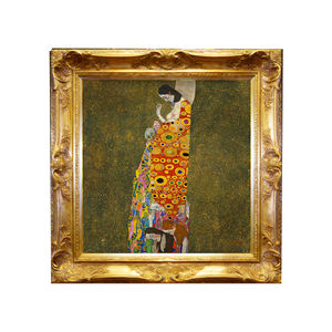 Pintura Decorativa al Óleo con Lámina Dorada de Lujo Estilo Gustav Klimt, <span class=keywords><strong>Esperanza</strong></span> <span class=keywords><strong>II</strong></span>, para Sala de Estar - Product Image 3