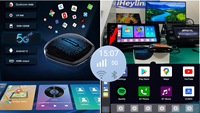CarPlay AI Box 5G Android 14 Qualcomm CPU de 8 núcleos 4490 8+128G GPS Portátil