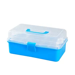 Hoge Kwaliteit Modieuze Pp Plastic Opbergdoos Medicine Case Bakken Met Handvat