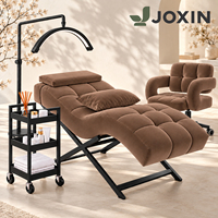 Table de massage électrique réglable pour salon de beauté et spa, avec lit à cils incurvé, en cuir et mousse à mémoire de forme, vente en gros directe d'usine