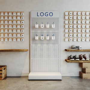 Biểu Tượng Bông Tai Phụ Kiện Cửa Hàng Kim Loại <span class=keywords><strong>Pegboard</strong></span> Thiết Kế Tùy Chỉnh Đứng Rack Hiển Thị Đồ Trang Sức Cho Cửa Hàng Bán Lẻ - Product Image 2