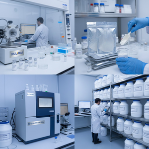 Fabrication et fourniture de chlorhydrate de L-histidine (HCl) pur à 99 % de la marque FULIBAI, poudre blanche, CAS 645-35-2 - Product Image 5