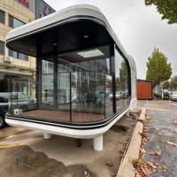Maison préfabriquée de luxe moderne, maison capsule écologique, maison capsule à prix d'usine de qualité supérieure, vente chaude, personnalisable