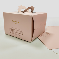 Boîte cadeau haut de gamme avec logo imprimé personnalisé, emballage en carton doré, impression couleur UV pour pâtisserie, emballage en papier de qualité alimentaire