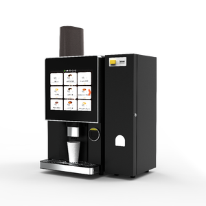 Machine à café commerciale entièrement automatique avec écran tactile de 17 pouces, <span class=keywords><strong>lecteur</strong></span> de pièces, billets et cartes - Product Image 1