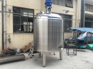 Tangki Pencampur Stainless Steel Harga Pabrik untuk Bahan Kimia, Makanan, Minuman, Cairan, dengan Jaket Pemanas dan Pengaduk - Product Image 4