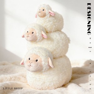 Peluche Agnello Kiki, Simpatico Cuscino a Forma di Pecora, Bambola per Bambini, Regalo di Compleanno, Forniture all'Ingrosso, Poliestere 31cm-50cm - Product Image 3