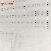 Soufflerie Conception Perforée 100% Polyester Tissu 80gsm Ultra-léger Respirant pour Running Vest Sportswear Textile Material