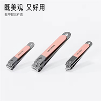 Ensemble de pédicure et de manucure JM, nouvelle arrivée populaire, 14 en 1, kit de soin des ongles, coupe-ongles en acier inoxydable avec sac en PU pliable