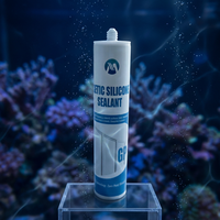 Scellant d'aquarium à usage général de qualité GP, colle en silicone noire, blanche, grise, transparente, pour verre, fabriquée en usine au Shandong