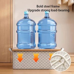 Home Foldable Fabric Storage Cubes Organizer Clothes Shelf Basket Cube Organizer With Dual Handles - Product Image 4