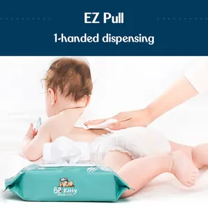 Для BB Kitty высококачественные одноразовые бамбуковые детские салфетки оптом для бытовой уборки бесплатный образец - Product Image 5