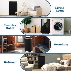 100L Giặt Giỏ Với Bánh Xe Ráp Giặt Hamper Lăn Giặt Giỏ Với Có Thể Tháo Rời Rửa Túi - Product Image 5