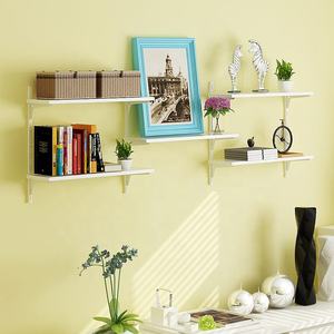 رف معدني قابل للتعديل يدعم حامل الحائط حامل تخزين عائم أرفف للتخزين على الحائط للمنزل - Product Image 6