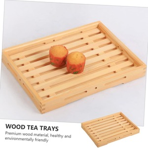 Rectangular bread tray, creative baking and pastry <b>display</b> plate, multi-tiered European-style dessert and tea tray - Product Image 3