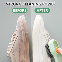 Sac de lavage de chaussures personnalisé en usine avec ensemble de brosses de nettoyage, sac de lavage durable pour baskets, adapté à la machine à laver et à la sèche-linge