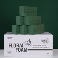 Blocs de mousse florale humide Oasis pour arrangements floraux, blocs de boue vert pour fleurs fraîches et préservées, argile florale, mousse de fixation pour fleurs