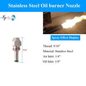 Thép không gỉ Siphon chất thải dầu Burner vòi phun, không khí phun nồi hơi đốt vòi phun - Product Image 2