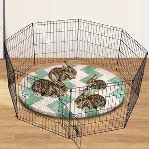 Cina grande quadrato in metallo per animali domestici penna per esercizi per cani - Product Image 3