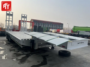 RuiYuan ขาย3เพลา100ตันหนัก40ฟุต12.4เมตร, รถพ่วงเตียงต่ำเตียงต่ำรถพ่วงแอร์ระงับ - Product Image 6