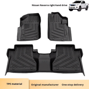 Tapis de voiture complets en TPE imperméables toutes saisons, faciles à nettoyer, inodores, antidérapants, colorés pour Mazda Sorento Carnival K5, position du plancher - Product Image 2