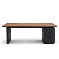 Nouvelle table de conférence pliable en bois moderne et convertible, mobilier de bureau pour hôtels, écoles, hôpitaux à Guangzhou