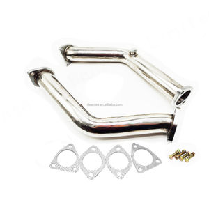 Stainless Steel <b>Exhaust</b> <b>Pipe</b> for NISSAN 03-06 Z33/G35 V35 VQ35DE - Product Image 1
