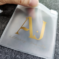 Sacs en plastique givrés personnalisés pour petits bijoux, sacs à fermeture éclair en gros avec logos, mini pochettes à boucles pour boucles d'oreilles