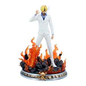 <span class=keywords><strong>Figura</strong></span> Luminosa 3D de <span class=keywords><strong>Sanji</strong></span>, Personaje Principal del Anime Japonés One Piece, Modelo de PVC de Animación - Product Image 2