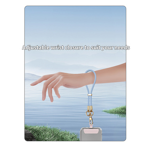 Cordón universal para teléfono inteligente, accesorios para teléfono móvil, cadena de lengüeta de parche, correa de cordón de muñeca desmontable para iPhone - Product Image 4