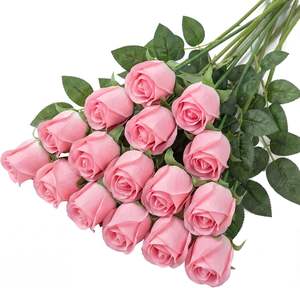 Rosas Artificiales Multicolores al por Mayor, Flores de Seda para Decoración de Oficina, Hogar, Bodas y Fiestas - Product Image 1