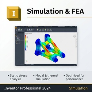 Software de Diseño <span class=keywords><strong>CAD</strong></span> 3D <span class=keywords><strong>Inventor</strong></span> Professional de 3 Años para Diseño Mecánico, Modelado y Simulación: Solución Profesional Edición EDU - Product Image 3