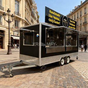 Remorque Commerciale Personnalisable pour Camion, Remorques Alimentaires Professionnelles Entièrement Équipées, Chariot Mobile à Hot-dogs - Product Image 5