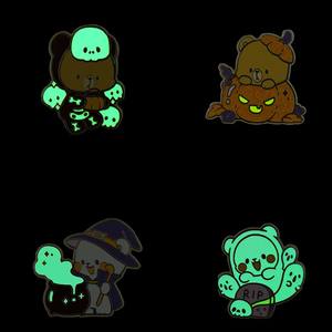 Sin cantidad mínima de pedido Logotipo personalizado Pin de metal galvanizado Pin de esmalte Duro Personalizado para Hallowmas - Product Image 1