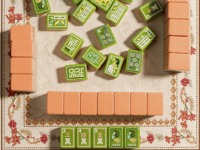Stock US, livraison gratuite, tuiles de mahjong américaines personnalisées à 3 couches, tuiles de mahjong sculptées à la main, mahjong de luxe en acrylique avec 160 tuiles