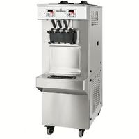 Machine à crème glacée commerciale 2026 en acier inoxydable, machine à crème glacée molle électrique, adaptée aux hôtels et restaurants
